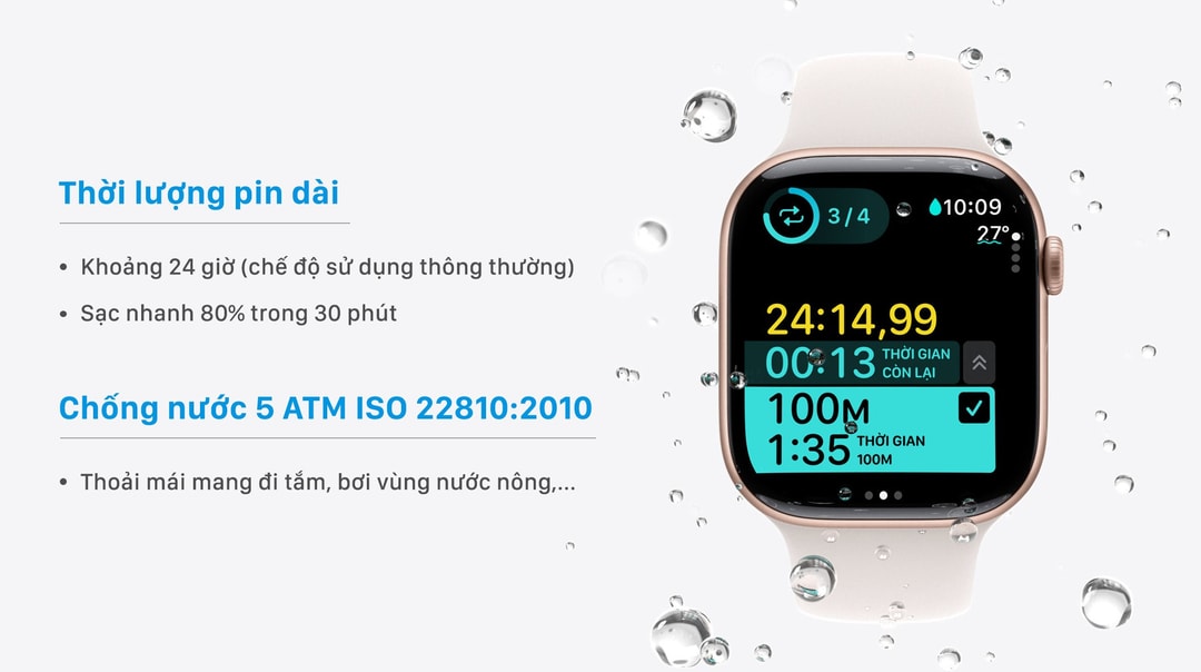 Apple Watch Series 11 GPS 42mm viền nhôm dây thể thao - 19
